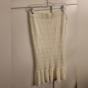 Womens skirt, cream, House of Harlow
